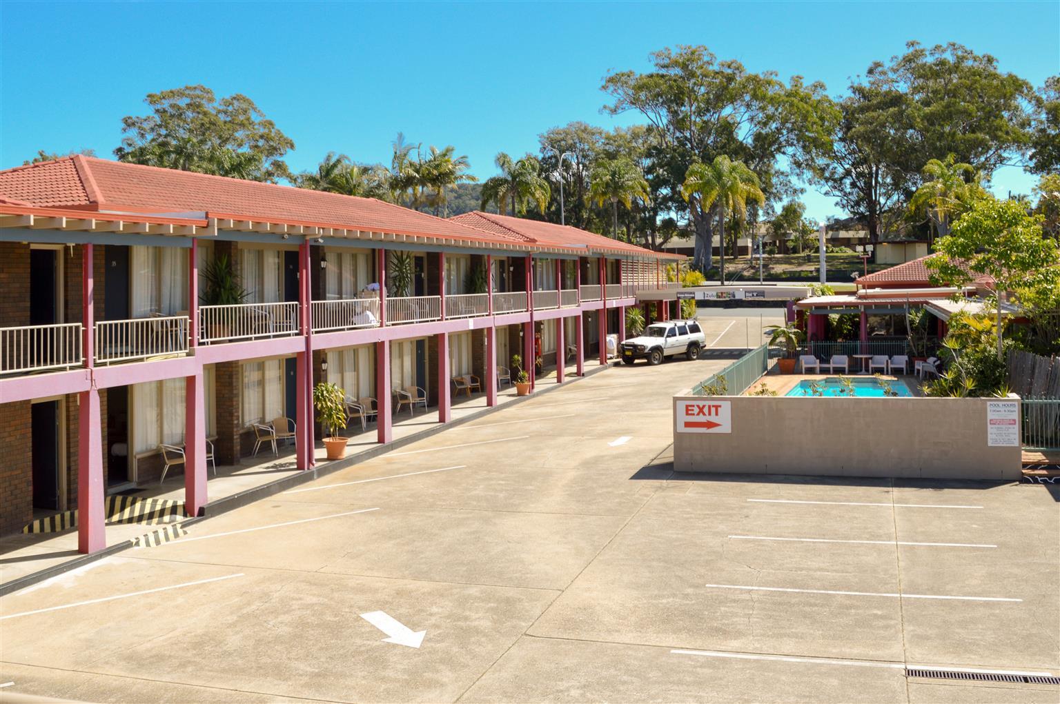 Zebra Motel Coffs Harbour Exterior foto